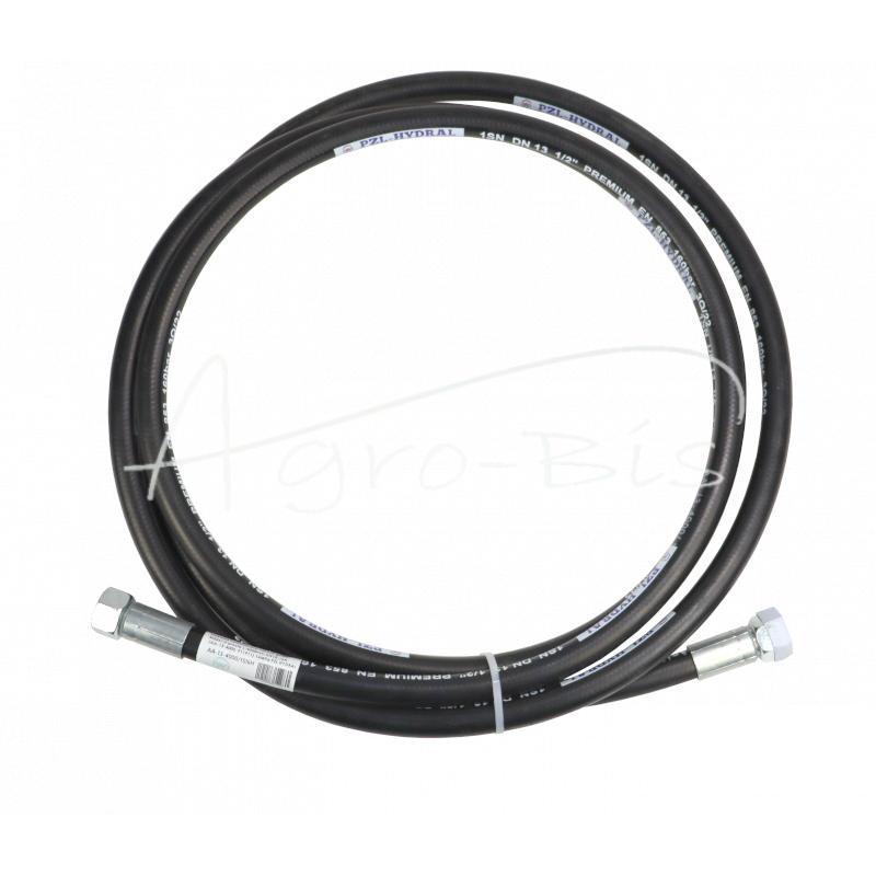 Hidraulinė žarna 160 bar sriegis M22x1,5 tiesi L-4000mm DN12-1SN 16MPa PZL HYDRAL - AA-13-4000/1SNH