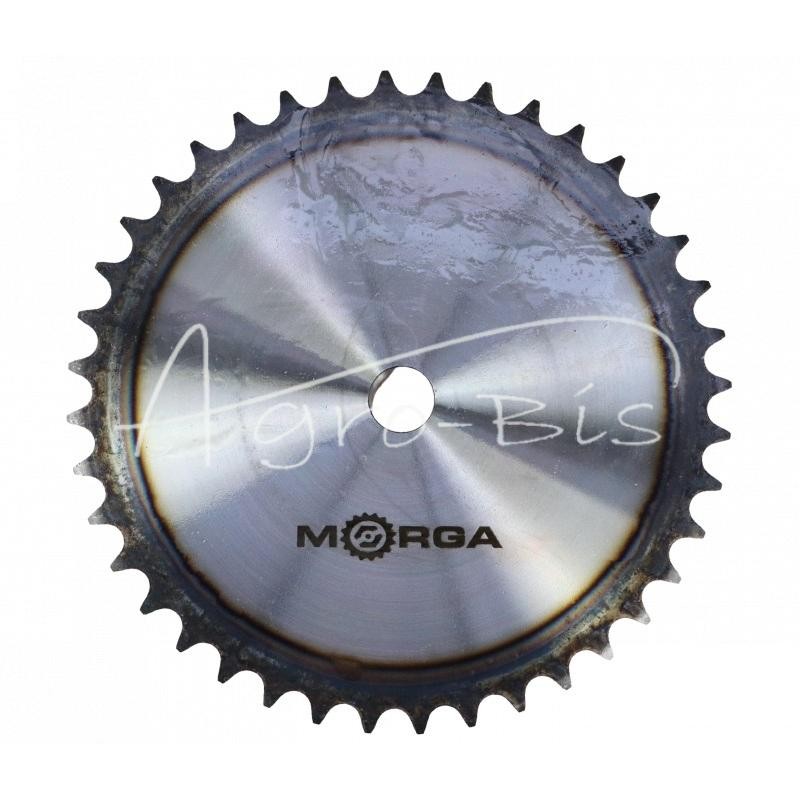 Grūdinto grandinės žvaigriovelis su flanšu, stebule 10B-1 Z-40 išorinis skersmuo - 209,2 mm MORGA - S10B140M