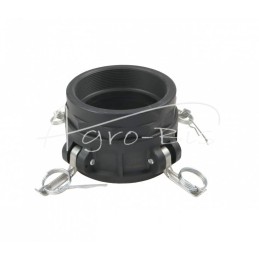 Camlock jungties lizdas, D tipo, polipropilenas, PP, 4" x 101 mm, PZL HYDRAL - ZCPD101H