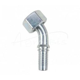 Hidraulinis antgalis ORFS 45° DN20 1 7/16 - 12 CATERPILLAR Premium HYDRAL - ORFS45DN20G1.7/16H