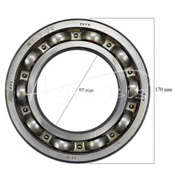 Vienos eilės rutulinis guolis 6219 ZVL - 6219 ZVL