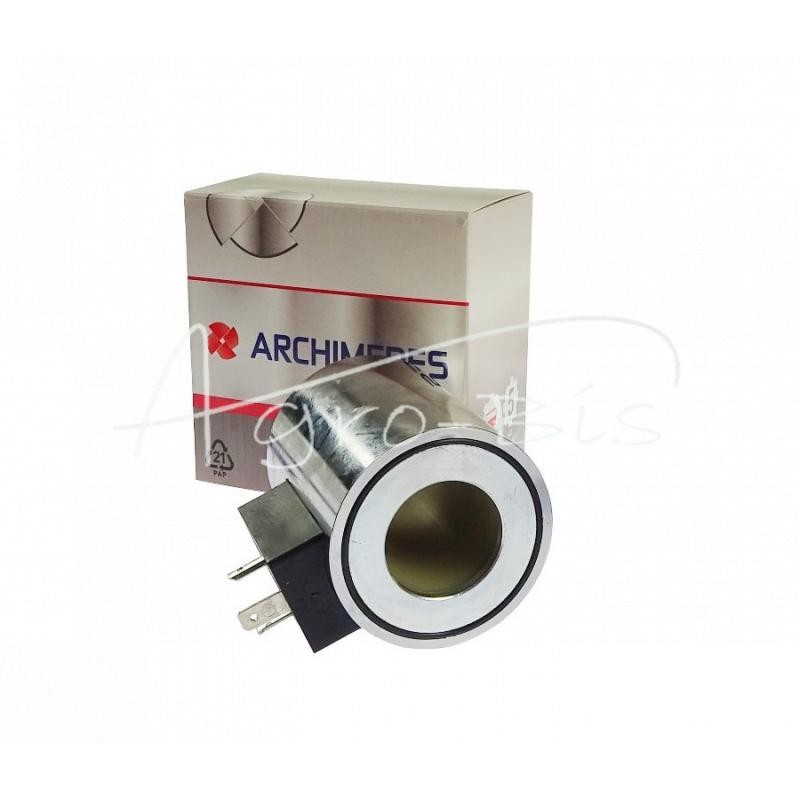 Solenoidinio vožtuvo daliklio ritė E12DVS6/2-80L, E12DVS3/2-80L 24V DC 48W ARCHIMEDES - A-CEW24VDC-80