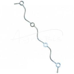 Išleidimo ir perpildymo vamzdis V3300, V3600, V3800 Kubota variklio purkštukams 1C010-42050 LEILAND - 1C01042050LE