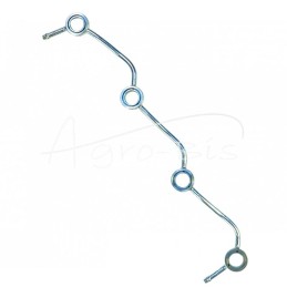 Išleidimo ir perpildymo vamzdis V1505, V1305 Kubota variklio purkštukams 16271-42502 LEILAND - 1627142502LE