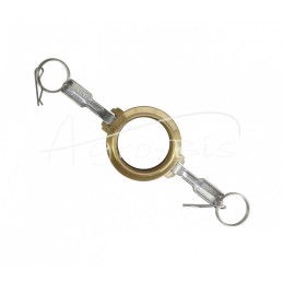 „Camlock“ jungties lizdas, B tipo, žalvaris, 2" x 50 mm, PZL HYDRAL - ZCMB50H