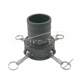 „Camlock“ jungties lizdas, C tipo, polipropilenas, PP, 4" x 101 mm, PZL HYDRAL - ZCPC101H