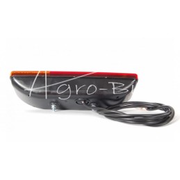 Galinis kombinuotas žibintas E-551 be numerio ženklo apšvietimo LED 12/24V dešinysis papildomas atšvaitas vandeniui atsparus su 