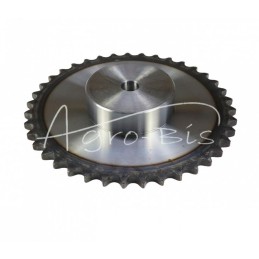 Grūdinto grandinės žvaigrio ratas su flanšu, stebule 12B-1 Z-39 išorinis skersmuo - 244,9 mm MORGA - S12B139M