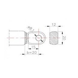 Dujinės spyruoklės-amortizatoriaus gaubto teleskopas Zetor Proxima 23627 - 65302835