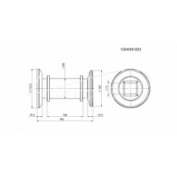 Guolio įvorė seno tipo 123602006/2 160mm - 120403023
