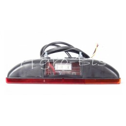 Galinis kombinuotas žibintas E-551 su LED numerio ženklo apšvietimu 12/24V kairėje papildomai atšvaitu, atsparus vandeniui, su l