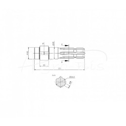 Cyklop Rolmus krautuvo krumpliaračio velenas - 721406006