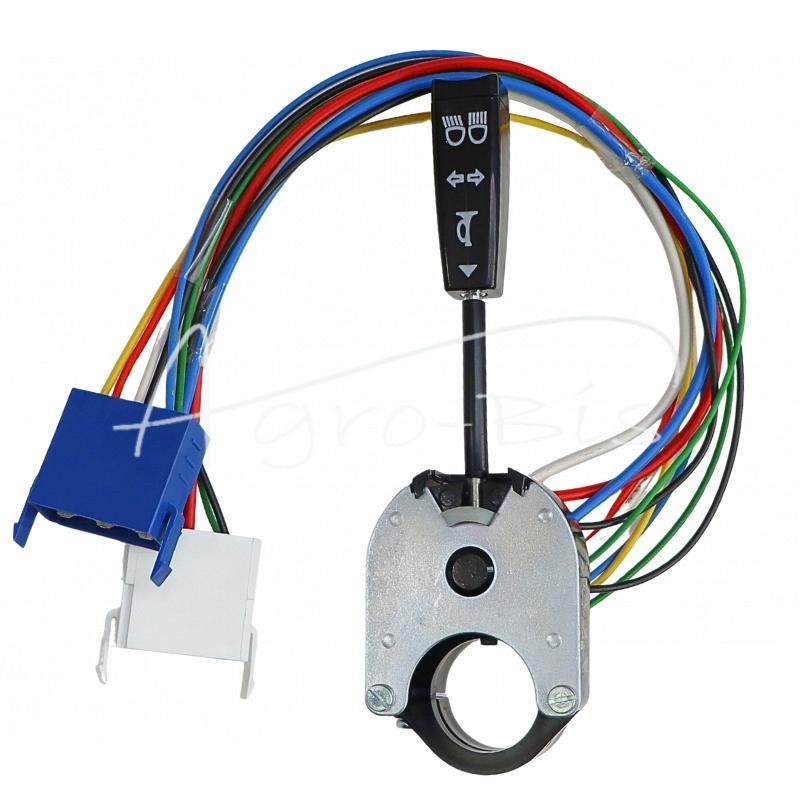 Posūkių ir šviesų jungiklis, naujas tiesus tipas 3320 - 7340 Zetor ELMOT - 62455615EL