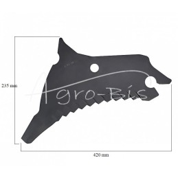 Kuhn MORGA preso rotoriaus peilis - Z4545590M