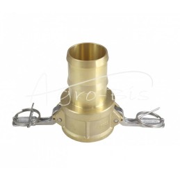 „Camlock“ jungties lizdas, C tipo, žalvaris, 2" x 50 mm, PZL HYDRAL - ZCMC50H