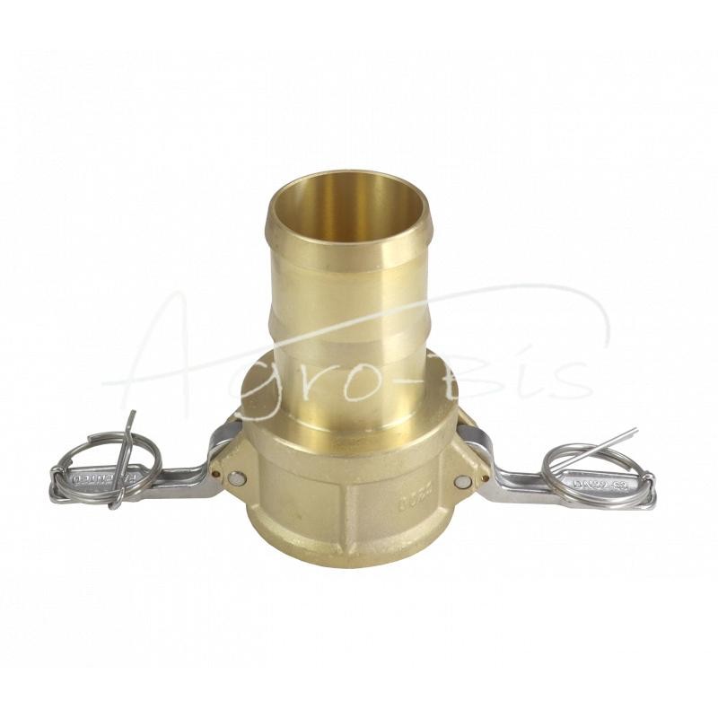 „Camlock“ jungties lizdas, C tipo, žalvaris, 2" x 50 mm, PZL HYDRAL - ZCMC50H