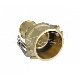 „Camlock“ jungties lizdas, C tipo, žalvaris, 2" x 50 mm, PZL HYDRAL - ZCMC50H