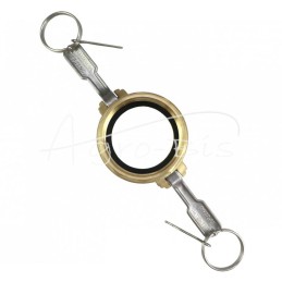 „Camlock“ jungties lizdas, D tipo, žalvaris, 2" x 50 mm, PZL HYDRAL - ZCMD50H