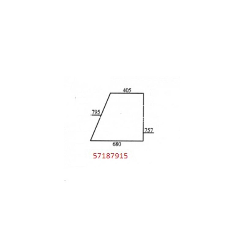 Dešinių durų sandariklis Zetor Czech - 57187915