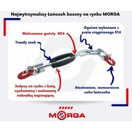 Šoninės grandinės kaltinė veržlė Ursus C-330 MORGA - 42370332M