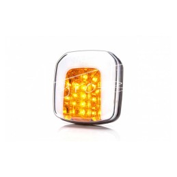 Priekinis kombinuotas žibintas su posūkių rodikliu W169 12/24V atsparus vandeniui IP68 LED su laidu - 1177