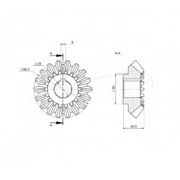 Kūginis ratas z-18 Rolmus skirstytuvas - 201203006