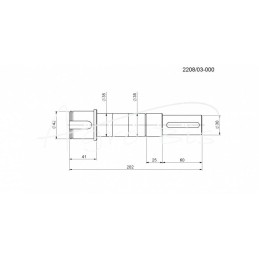 220803000 „Rolmus“ mėšlo kratytuvo krumpliaratis - 220803000