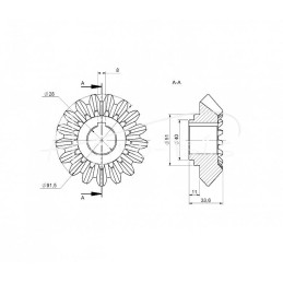 Kūginis ratas z-17 Rolmus skirstytuvas - 201203007
