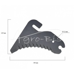 Welger MORGA preso rotorinis peilis - 0982210900M