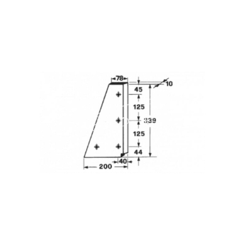 Claas MARCANT 50 preso stūmoklinis judantis peilis - 808523