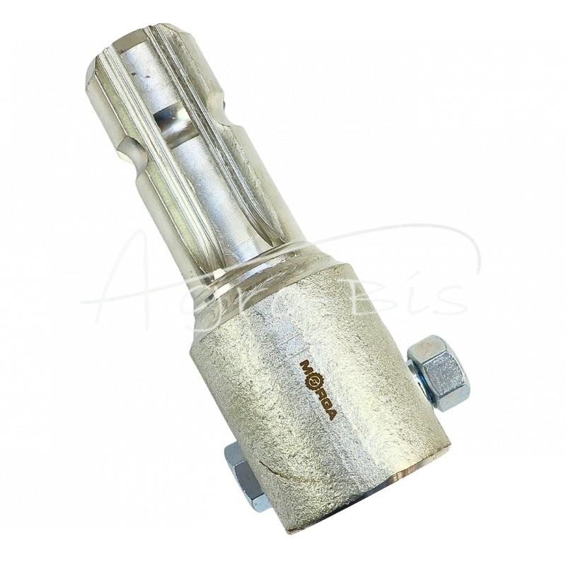 Kardaninio veleno redukcijos adapteris, vidinis-vidinis, 20 pjūvių 44,4 mm / 6 pjūvių 44,4 mm ilgis - 177 mm MORGA - 246616.3M