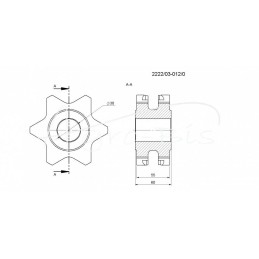 Priekinio lizdo rato Q-38 mėšlo kratytuvas Tytan Rolmus - 222203012