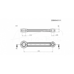 Pilnas švaistiklis su įvore Rolmus mėšlo kratytuvui - 220804011/1
