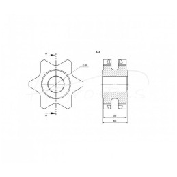 Priekinis sferoidinis mėšlo kratytuvas Q-38, „Tytan Rolmus“ - 22203012/0S