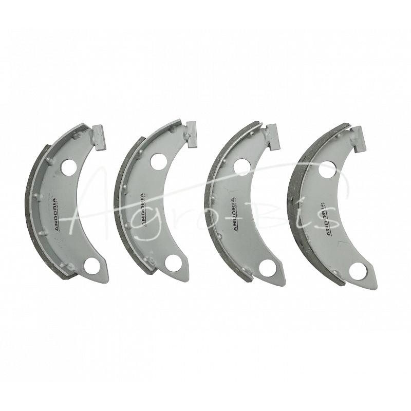 Stabdžių trinkelių komplektas, 4 vnt., C-330 42320210 ANDORIA - 42320220AM