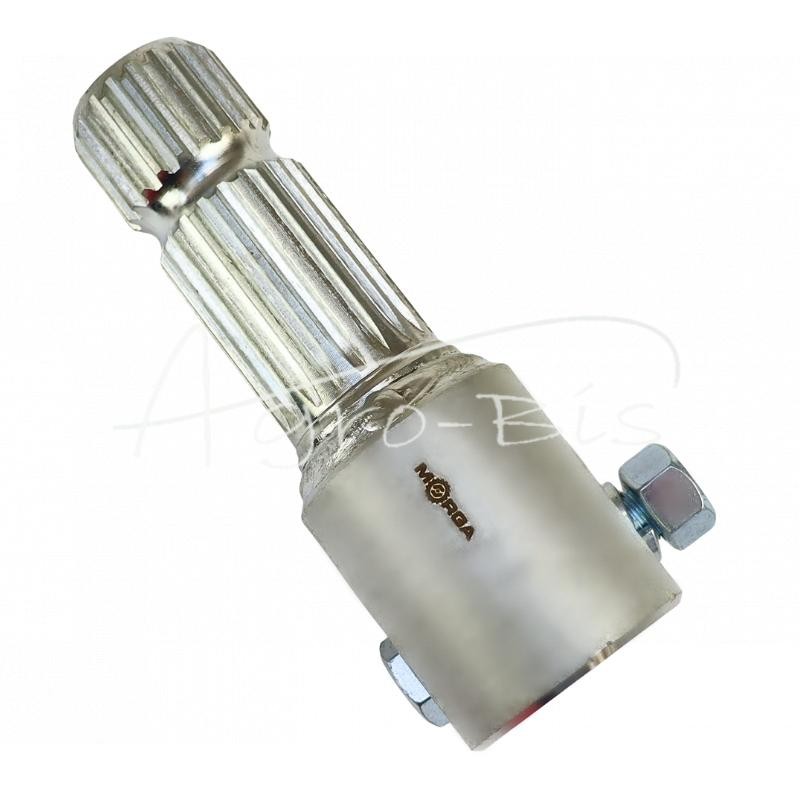 Kardaninio veleno redukcijos adapteris, vidinis-vidinis, 6 pjovimo dantų 44,4 mm / 20 pjovimo dantų 44,4 mm ilgis - 189 mm MOR