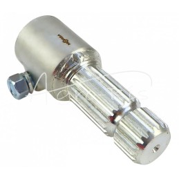 Kardaninio veleno redukcijos adapteris, vidinis-vidinis, 6 pjovimo dantų 44,4 mm / 20 pjovimo dantų 44,4 mm ilgis - 189 mm MOR