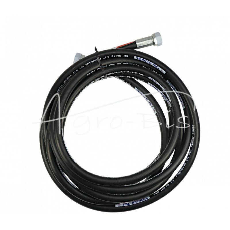 Hidraulinės žarnos sriegis M22x1.5 tiesus L-5800mm DN12-2SN Priekaba 27.5MPa PZL HYDRAL - AA-13-5800/1P2SNH