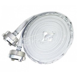 Gaisrinė žarna gaisriniams siurbliams su storz antgaliais 52/25 mm, balta, Fi-25 mm / 1" 20 m PZL HYDRAL - 25/52W20PCVM
