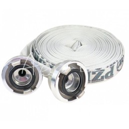 Gaisrinė žarna gaisriniams siurbliams su storz antgaliais 52/25 mm, balta, Fi-25 mm / 1" 20 m PZL HYDRAL - 25/52W20PCVM