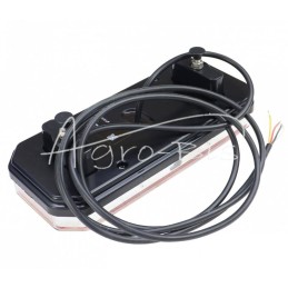 Stačiakampis galinis kombinuotas žibintas W150 7 funkcijų 12V/24V atsparus vandeniui IP68 LED neoninis išmanusis stabdys - 1113 