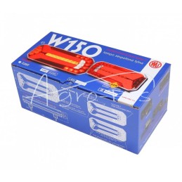 Stačiakampis galinis kombinuotas žibintas W150 7 funkcijų 12V/24V atsparus vandeniui IP68 LED neoninis išmanusis stabdys - 1113 