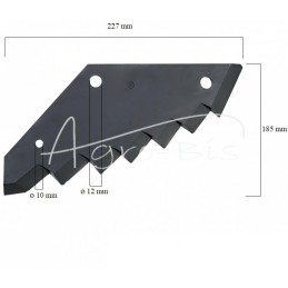 Trioliet tiekimo peilis, Mullos MORGA - 31841M