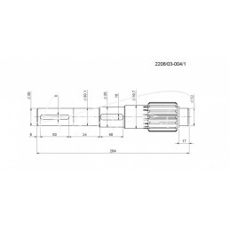 Dėžutės volas Z-15 FI-30mm mėšlo kratytuvas Lenkija - 220803004/1