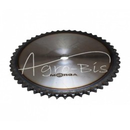Grūdinto grandinės žvaigrio disko 12B-1 Z-50 išorinis skersmuo 313,5 mm MORGA - T12B150M