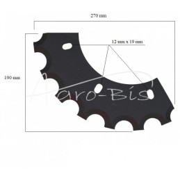 „Tatoma MORGA“ pašarų vežimėlio peilis - MR09006M