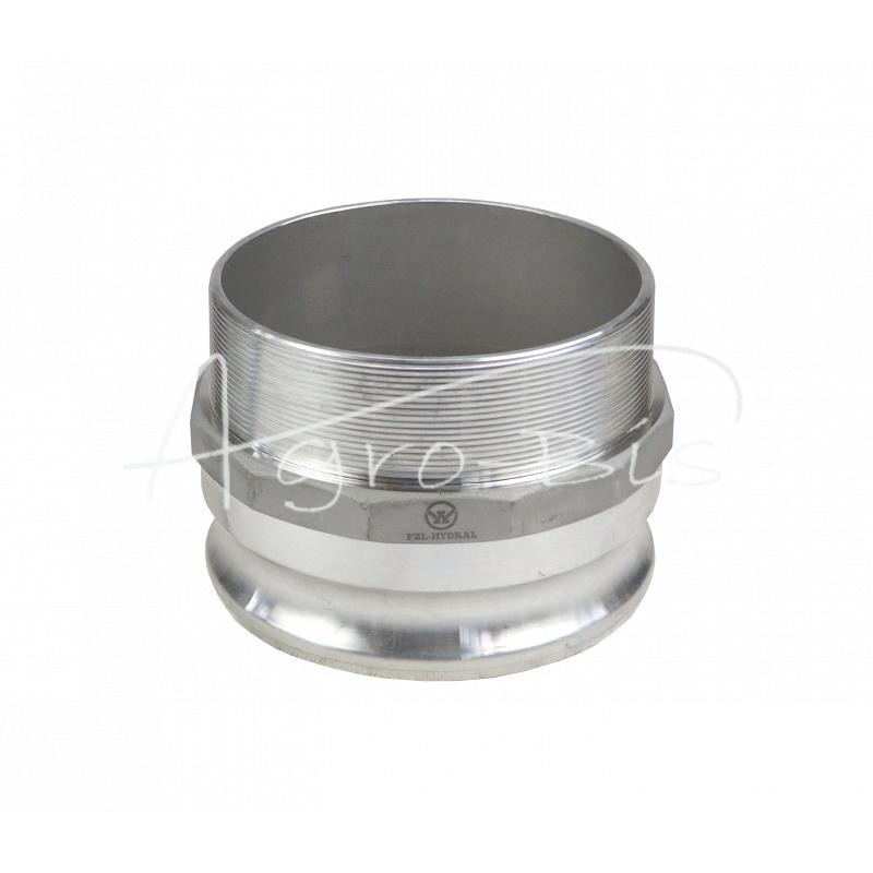 „Camlock“ jungties greito prijungimo kištukas, F tipo, aliuminis, 6" x 152 mm, PZL HYDRAL - ZCF152H