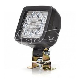 Darbo žibintas išsklaidytos šviesos W81 9 diodų LED 12/24V 1770lm vandeniui atsparus su laidu - 683