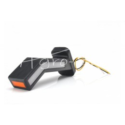 Priekinis, galinis ir šoninis gabaritinis žibintas, 5 funkcijų, W168 LED, 12/24 V, kairysis, atsparus vandeniui, su laidu - W168