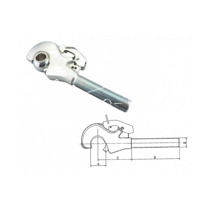 Pilnas kablio antgalis M30X3 FI-50 - RPAH302